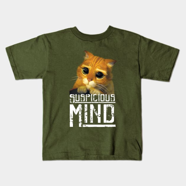 Suspicious Catnip Made Me Do It -Cute Cat Kids T-Shirt by Pannolinno